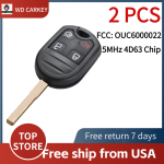 Ford 3+1 Buttons 315MHz 4D63 Chip FCC: CWTWB1U793